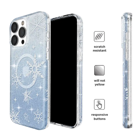 Snow Angel Glitter iPhone Case