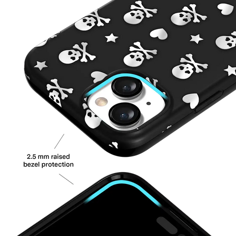Chrome Skulls iPhone Case
