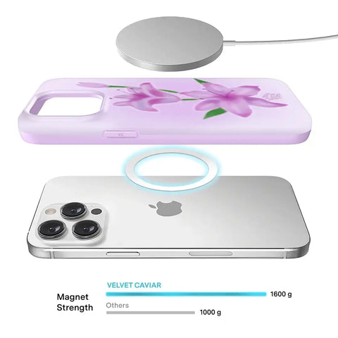 Love Spell Lily Floral iPhone Case