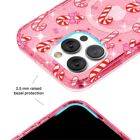 Pink Peppermint Princess iPhone Case