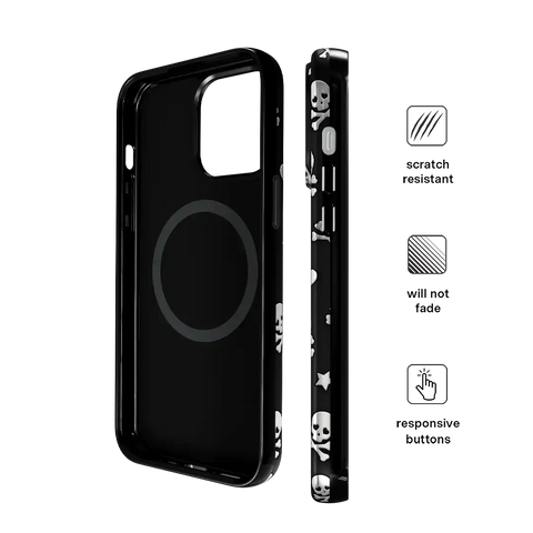 Chrome Skulls iPhone Case