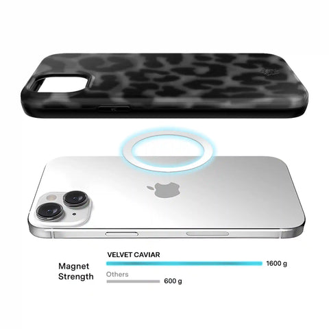 It Girl Black Leopard iPhone Case