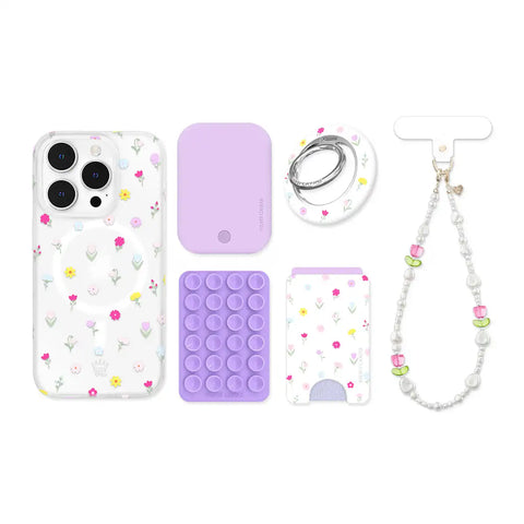 Dreamy Meadow Floral iPhone Bundle Set