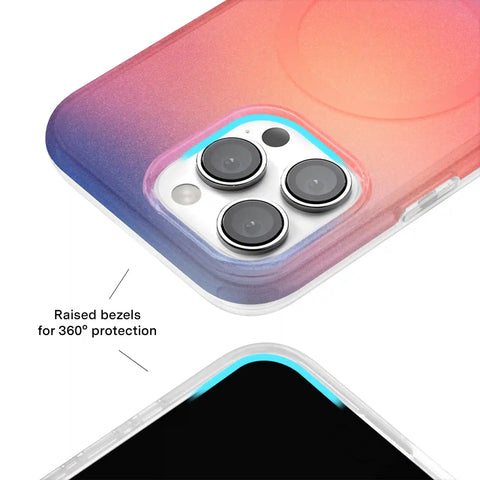 Sunset Glow Aura iPhone Case