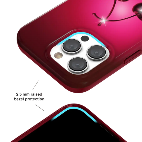 Black Cherry Crystal iPhone Case