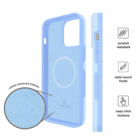 Cotton Candy Blue iPhone Case