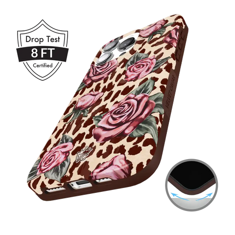 Rosy Leopard iPhone Case
