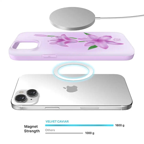 Love Spell Lily Floral iPhone Case