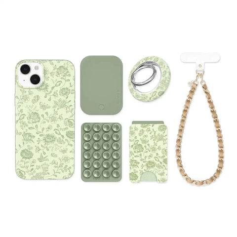Storybook Sage Floral iPhone Bundle Set