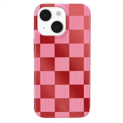 Rose Vibe Checkered iPhone Case