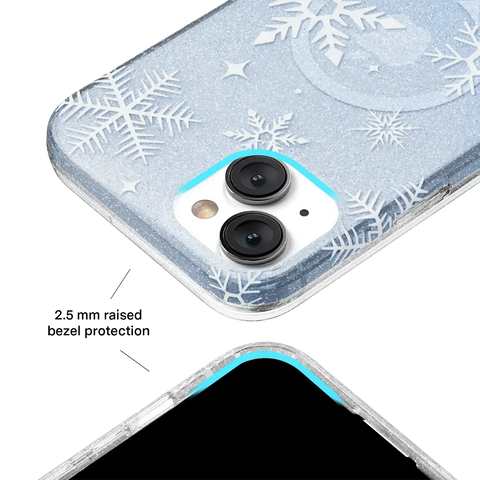 Snow Angel Glitter iPhone Case