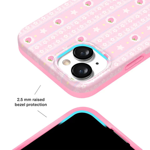 Strawberry Macaron iPhone Case
