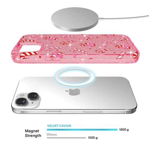 Pink Peppermint Princess iPhone Case