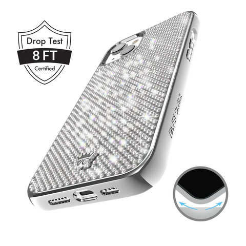 Chrome Caviar Crystals iPhone Case