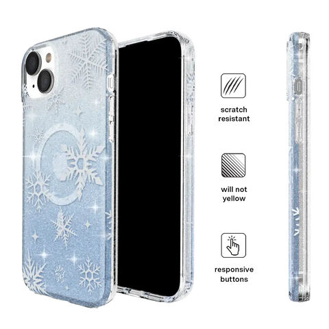 Snow Angel Glitter iPhone Case