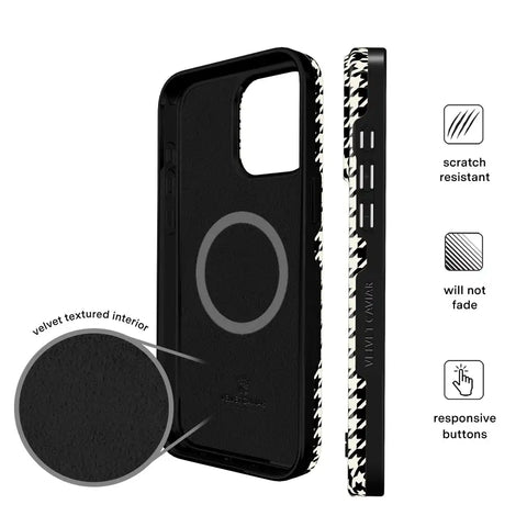 Houndstooth iPhone Case