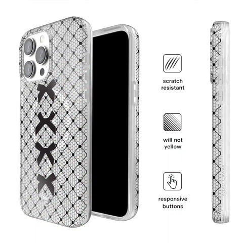 Lacy Black Bows iPhone Case