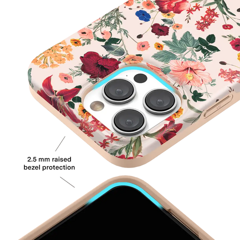 Nude Vintage Floral iPhone Case