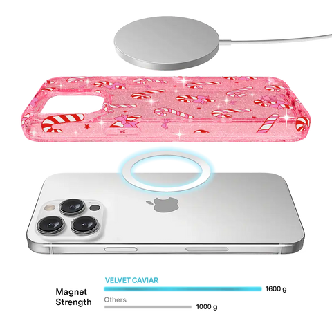 Pink Peppermint Princess iPhone Case