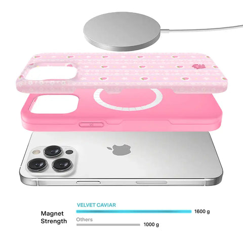Strawberry Macaron iPhone Case