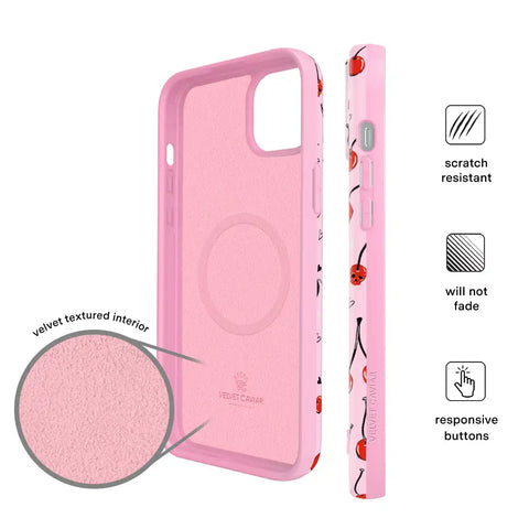 Sour Cherry Skulls iPhone Case
