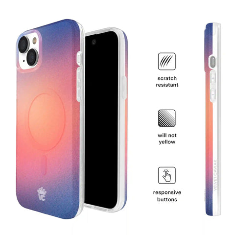 Sunset Glow Aura iPhone Case