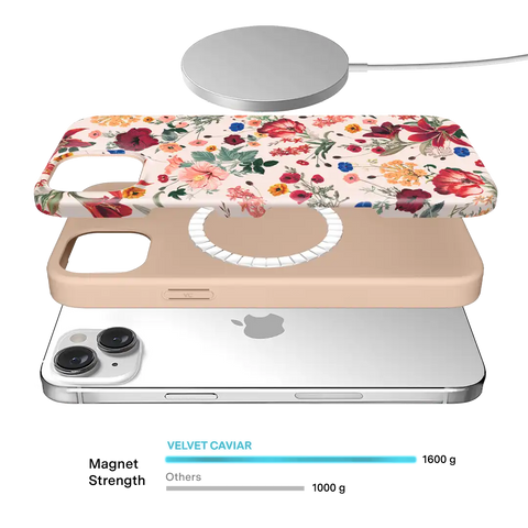 Nude Vintage Floral iPhone Case