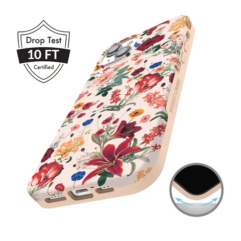 Nude Vintage Floral iPhone Case