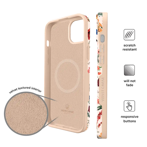 Nude Vintage Floral iPhone Case