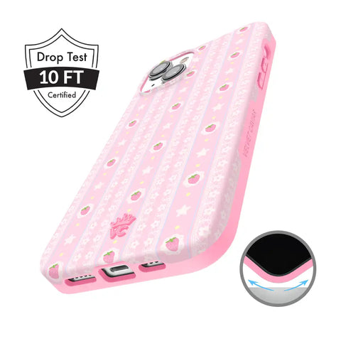 Strawberry Macaron iPhone Case