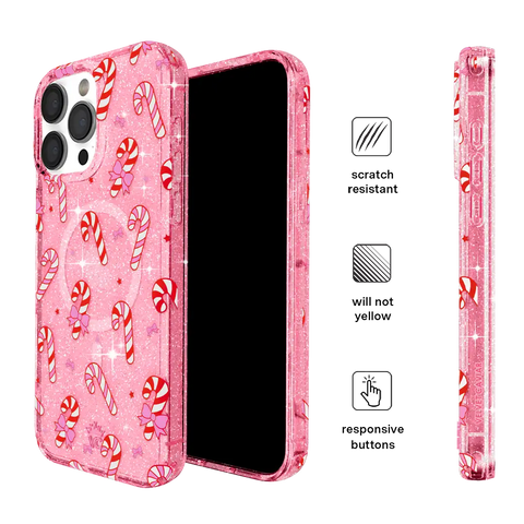 Pink Peppermint Princess iPhone Case