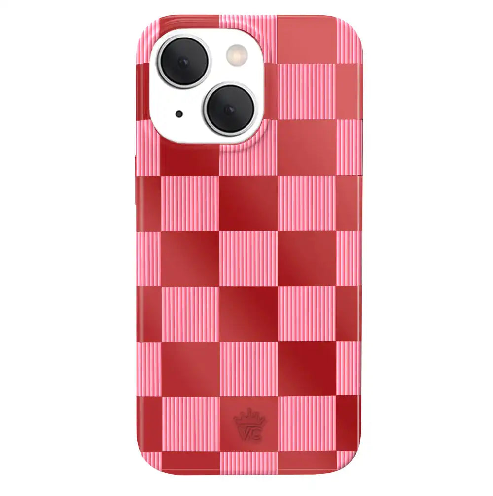 Rose Vibe Checkered iPhone Case