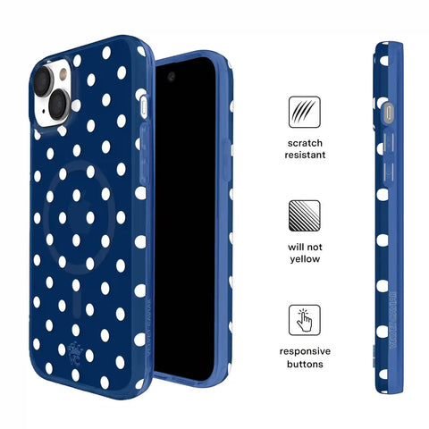 Midnight Polka Dot iPhone Case