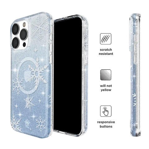 Snow Angel Glitter iPhone Case