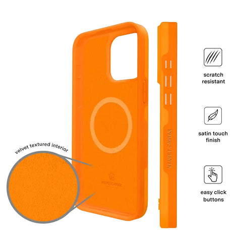 Pumpkin Spice Orange iPhone Case