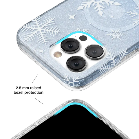 Snow Angel Glitter iPhone Case