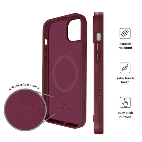 Burgundy 1990 iPhone Case