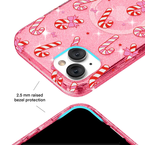 Pink Peppermint Princess iPhone Case