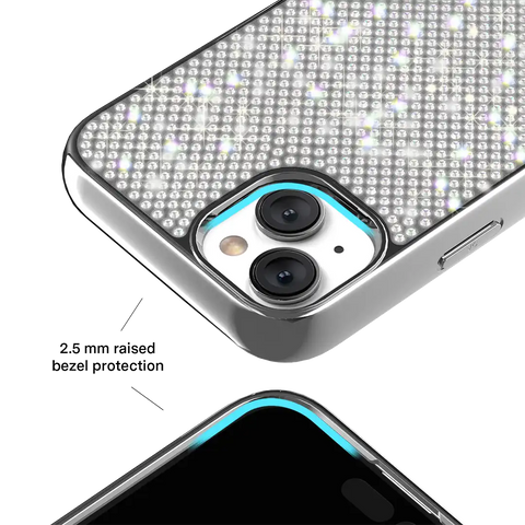 Chrome Caviar Crystals iPhone Case