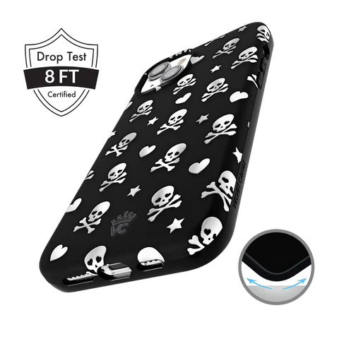 Chrome Skulls iPhone Case