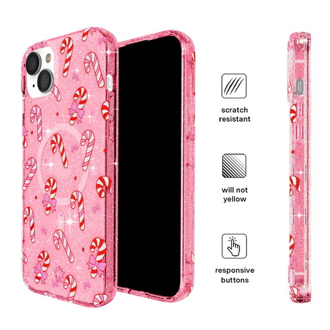 Pink Peppermint Princess iPhone Case