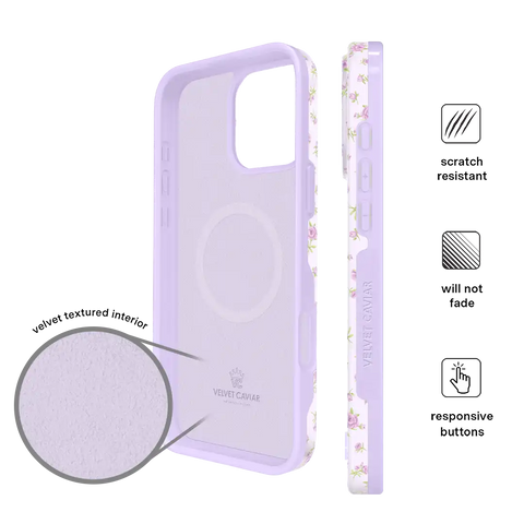 Dainty Lilac Floral iPhone Case