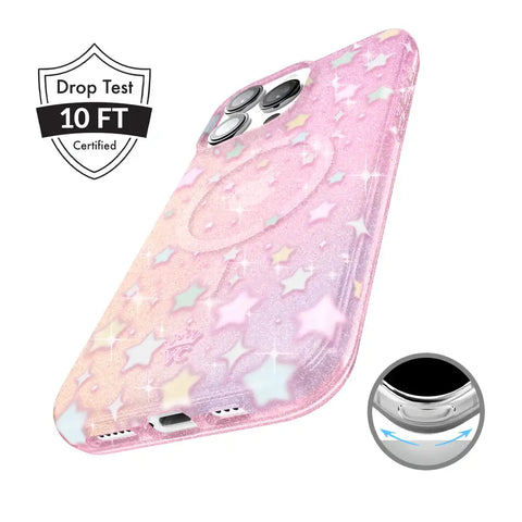 Falling Star Glitter iPhone Case