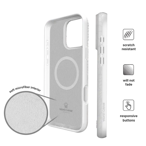 White Croc iPhone Case