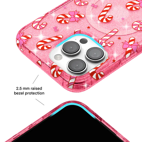 Pink Peppermint Princess iPhone Case
