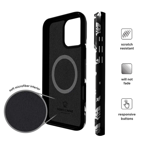 Chrome Skulls iPhone Case