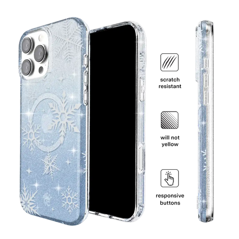 Snow Angel Glitter iPhone Case