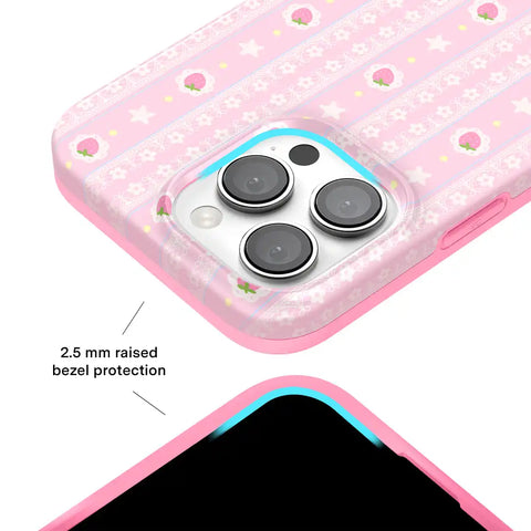 Strawberry Macaron iPhone Case
