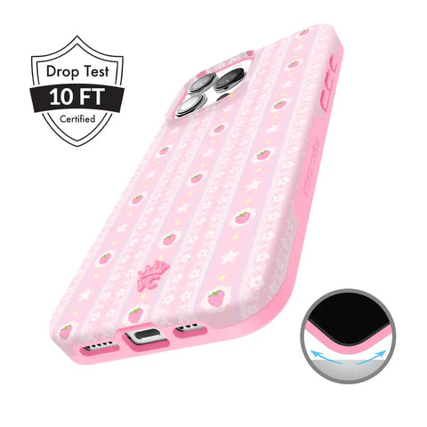 Strawberry Macaron iPhone Case