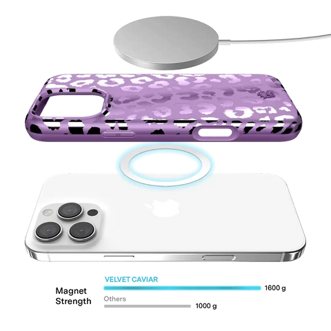 Amethyst Leopard iPhone Case